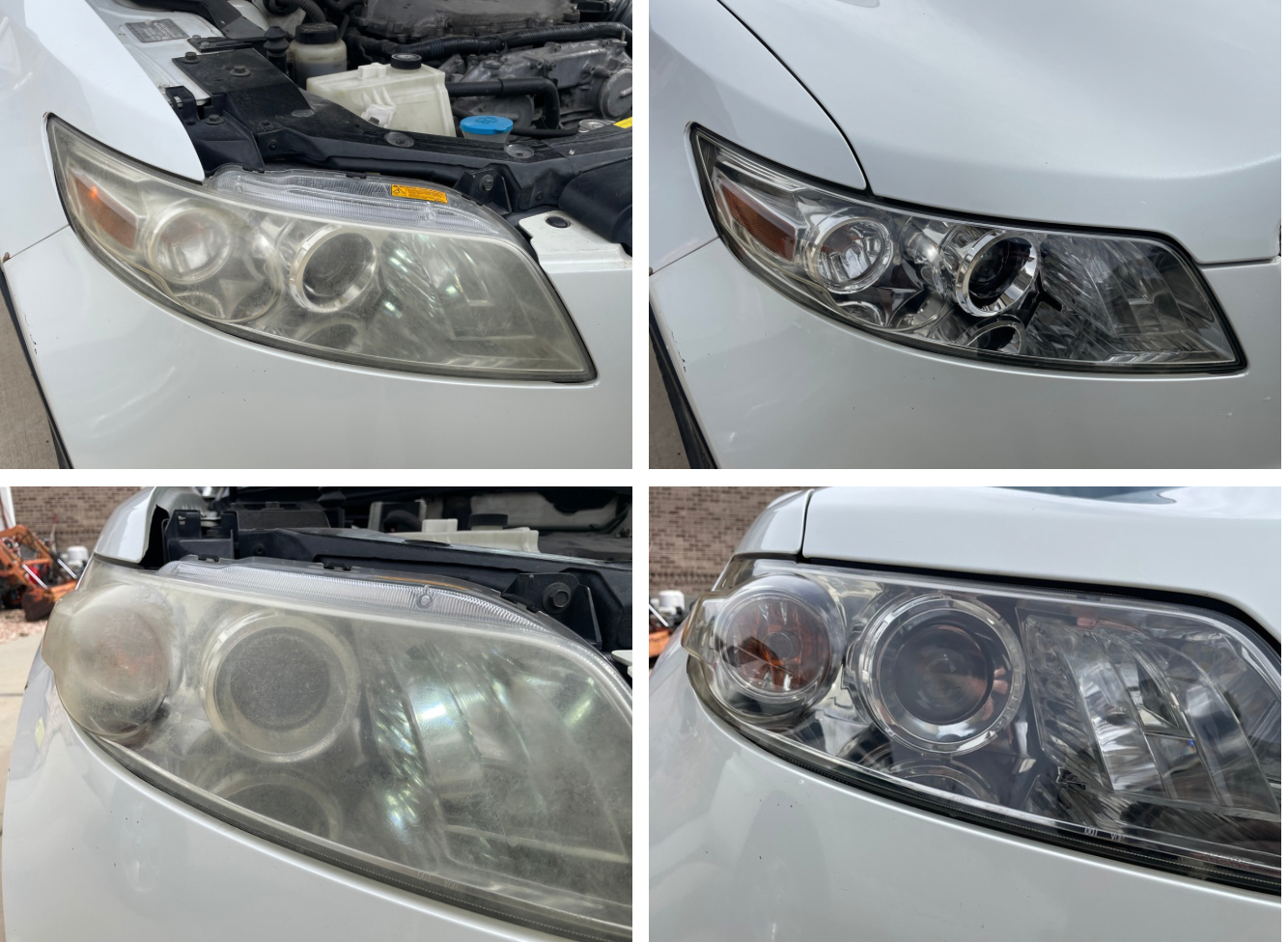 Headlight Restoration Before and After
